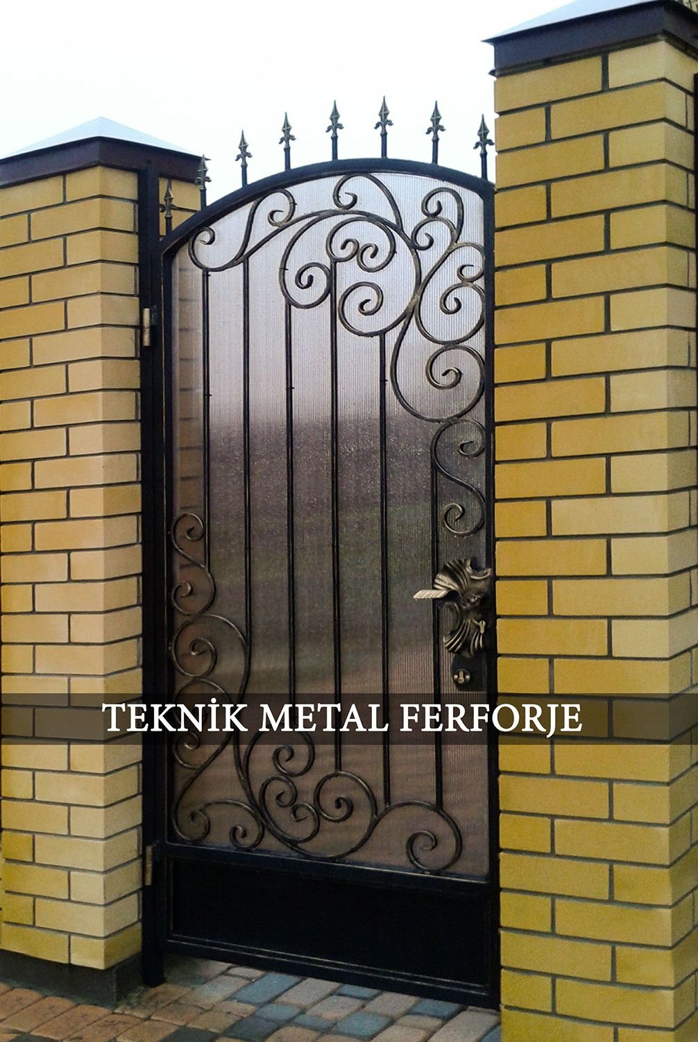 Yaya Giriş Kapısı Ferforje Metal